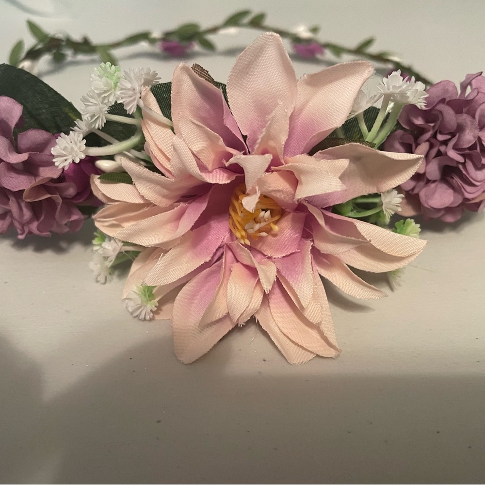 Floral Pink and Purple Headband